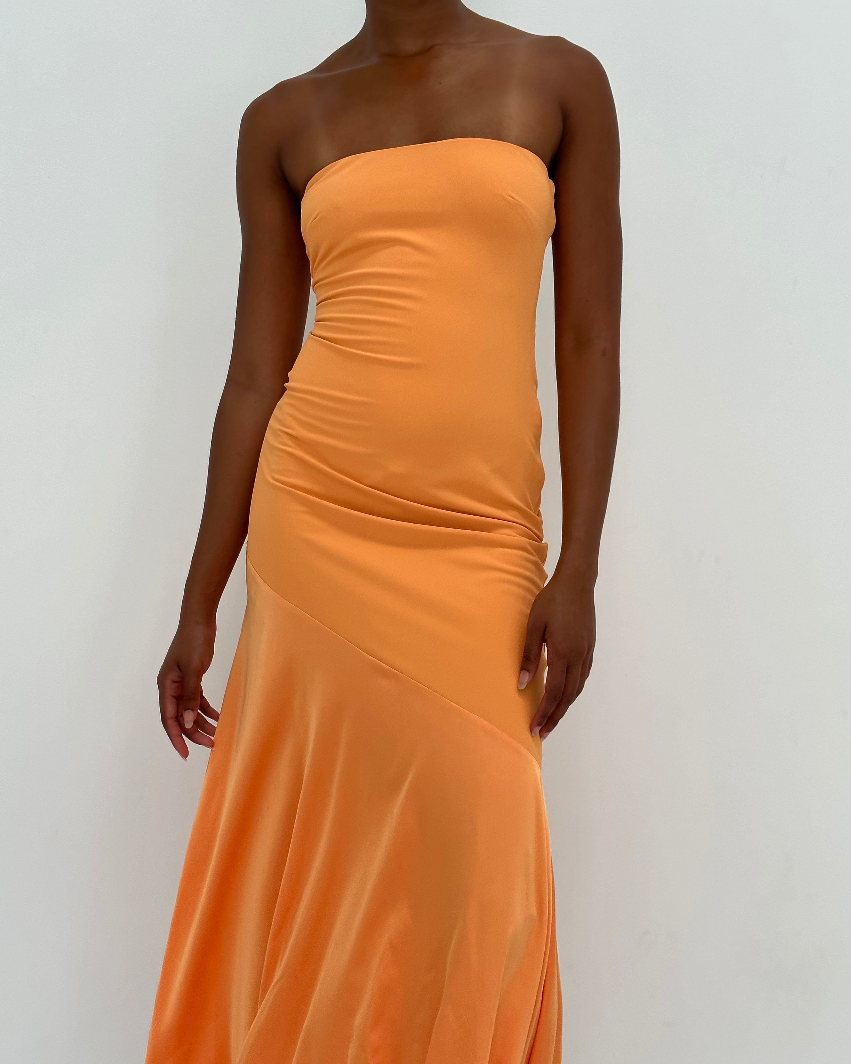 Bianca and Bridgett | Tahlia Dress - Orange | Loan That Label