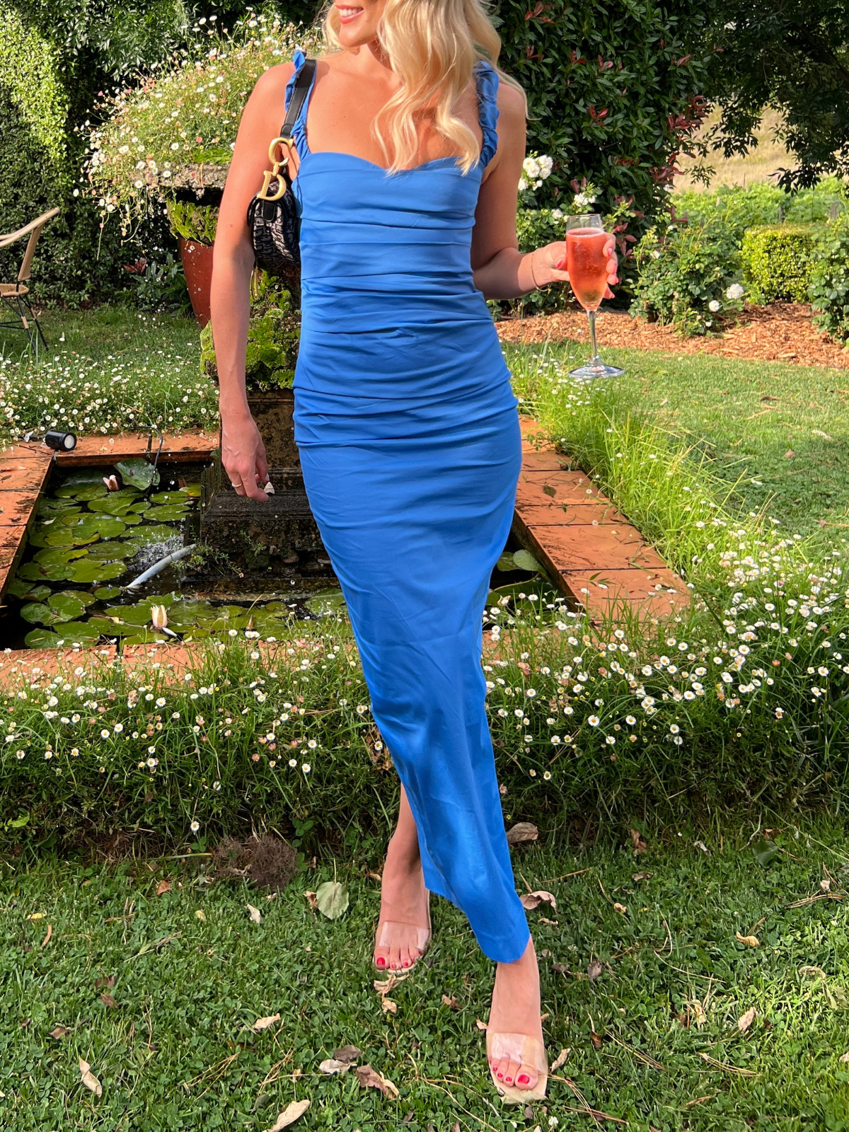Balconette Gown - Cobalt