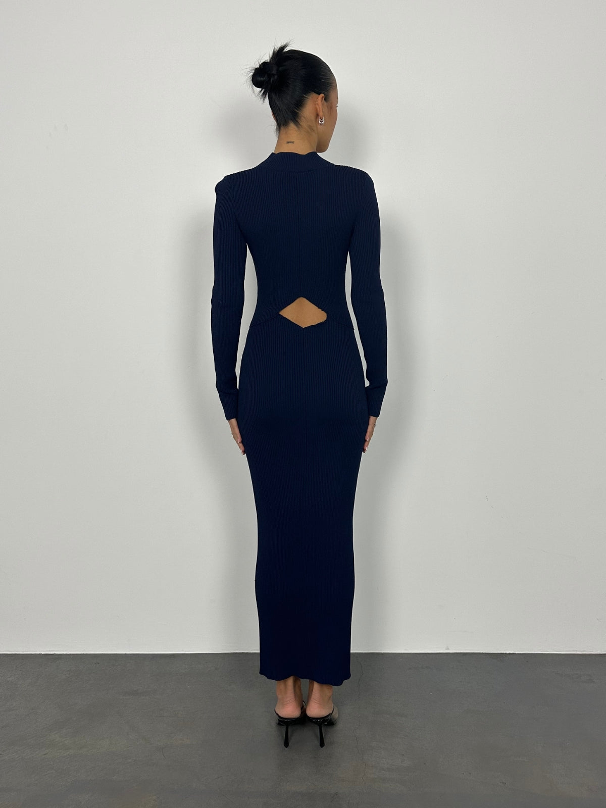 Lillian Midi Dress - Navy