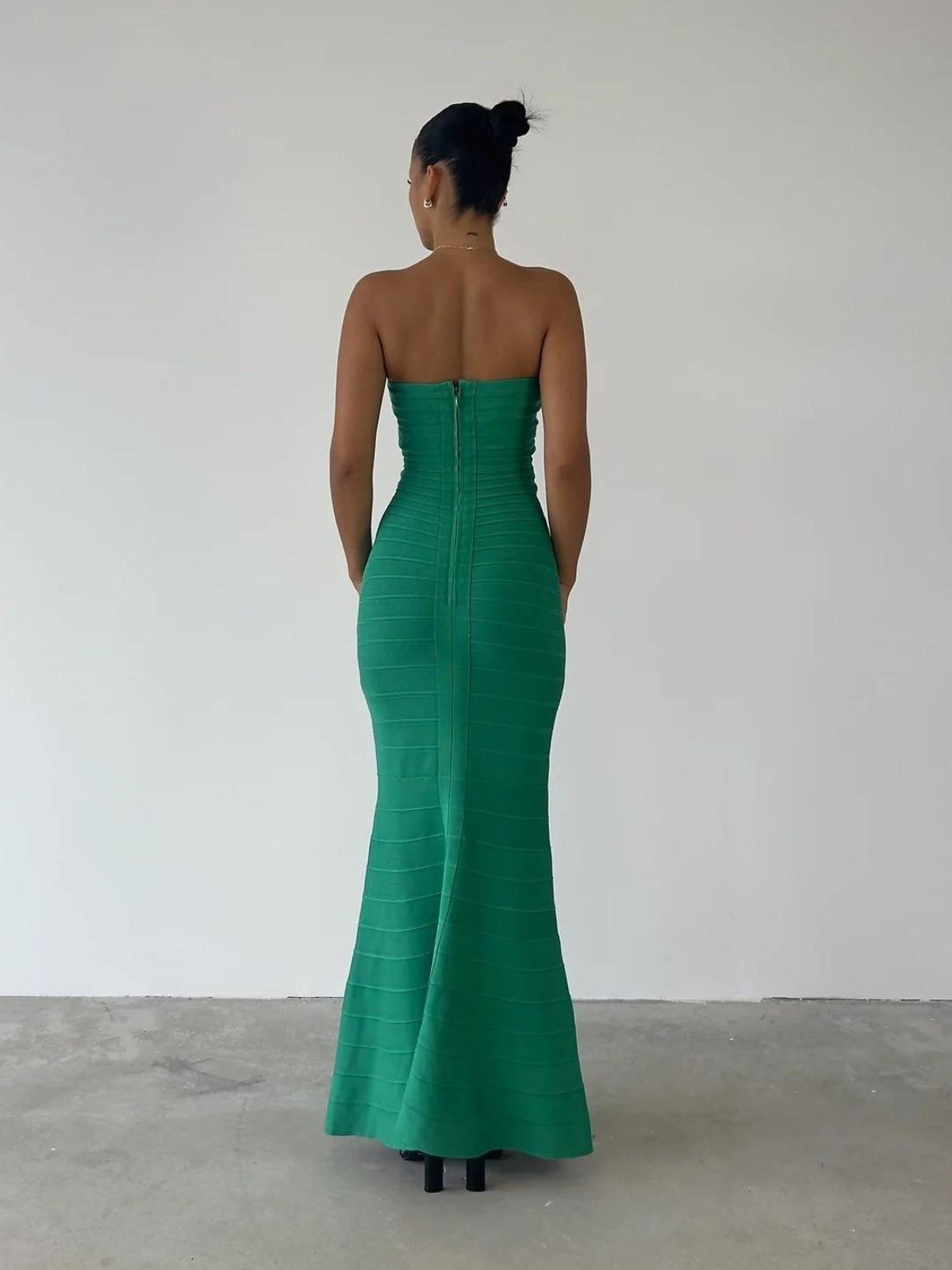 Sara Bandage Gown - Green