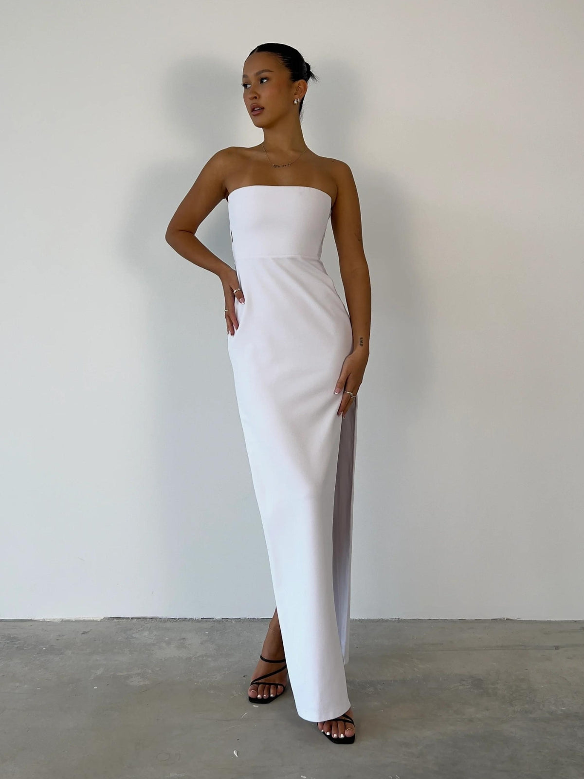 Flaunt Gown - White