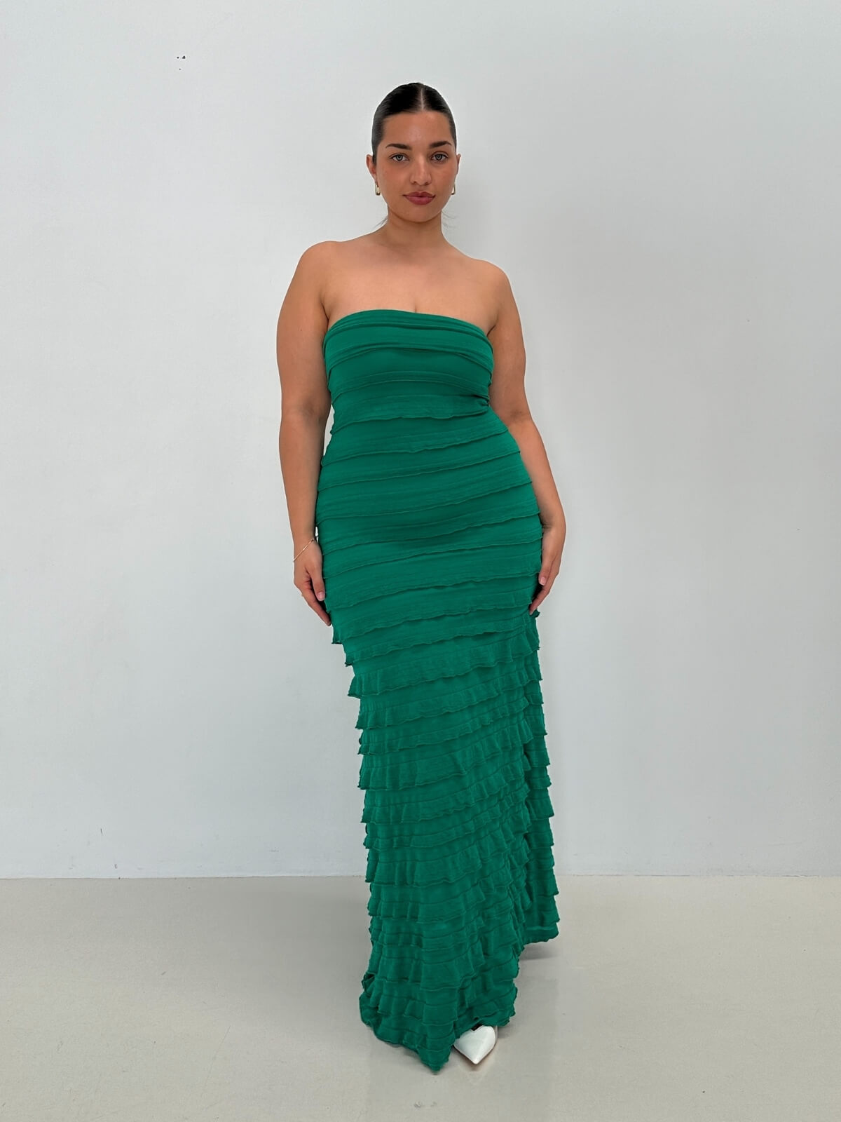 Sasha Drake | Maddison Gown - Green | Loan That Label