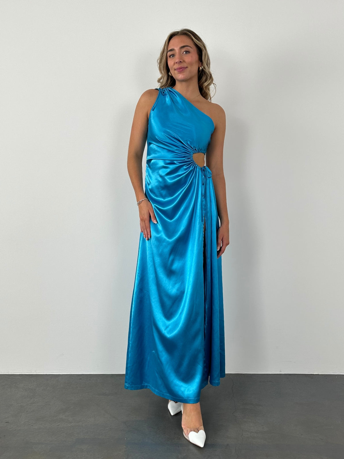 Nour Ocean Dress - Aqua