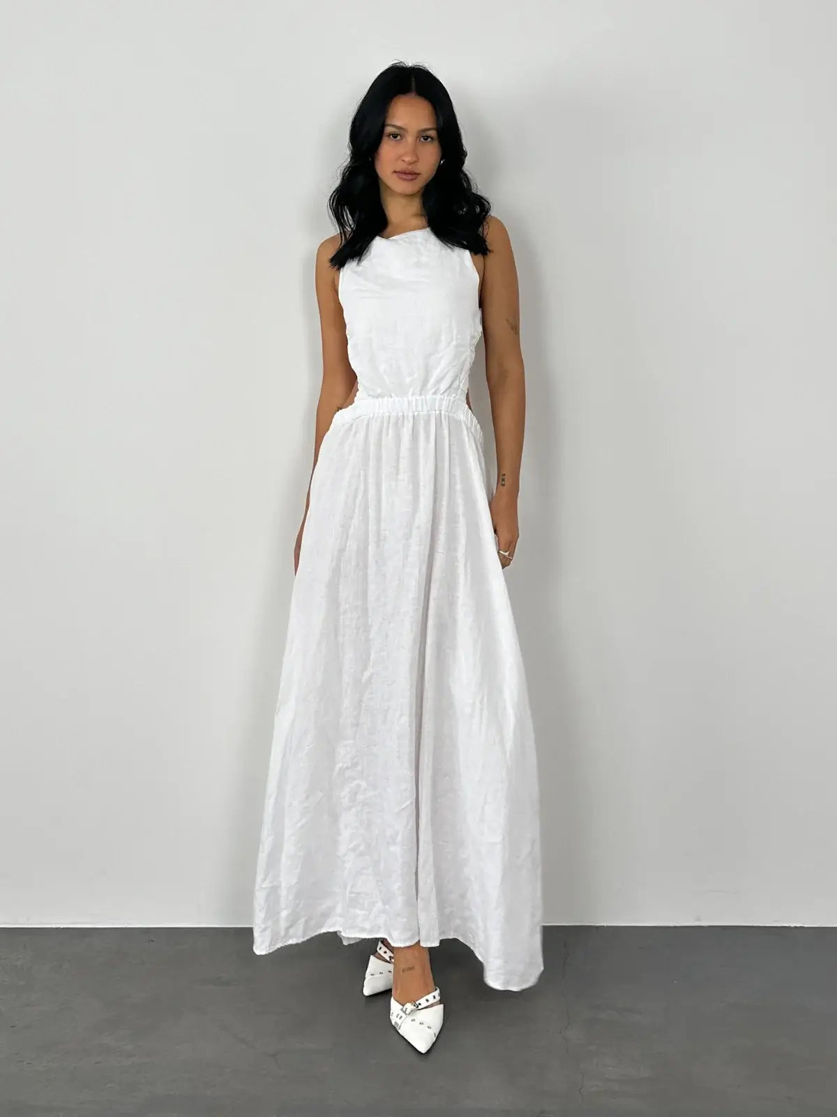 Alena Dress - White