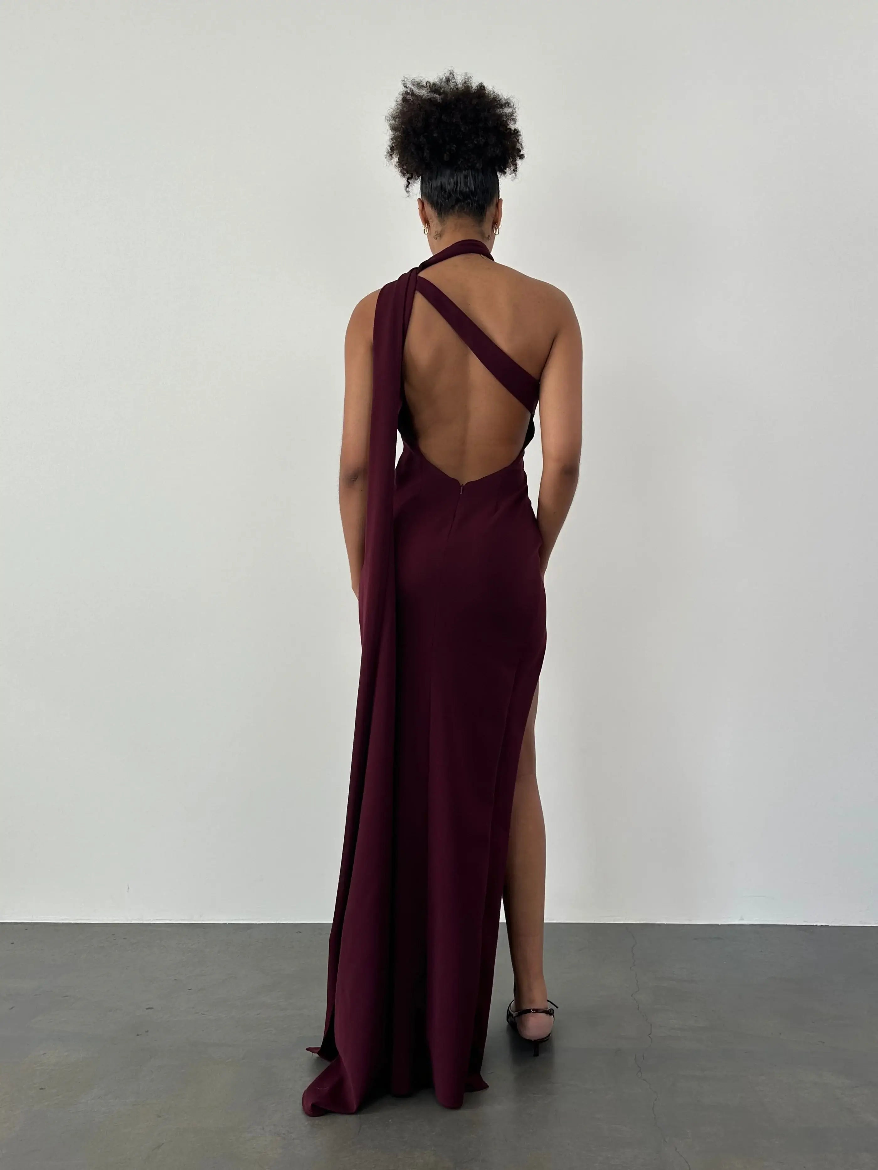 Amina Gown - Plum