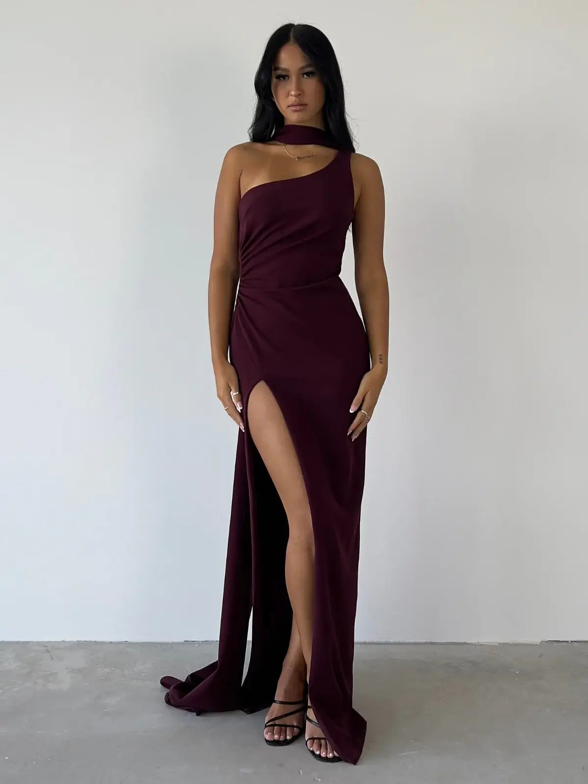 Amina Gown - Plum