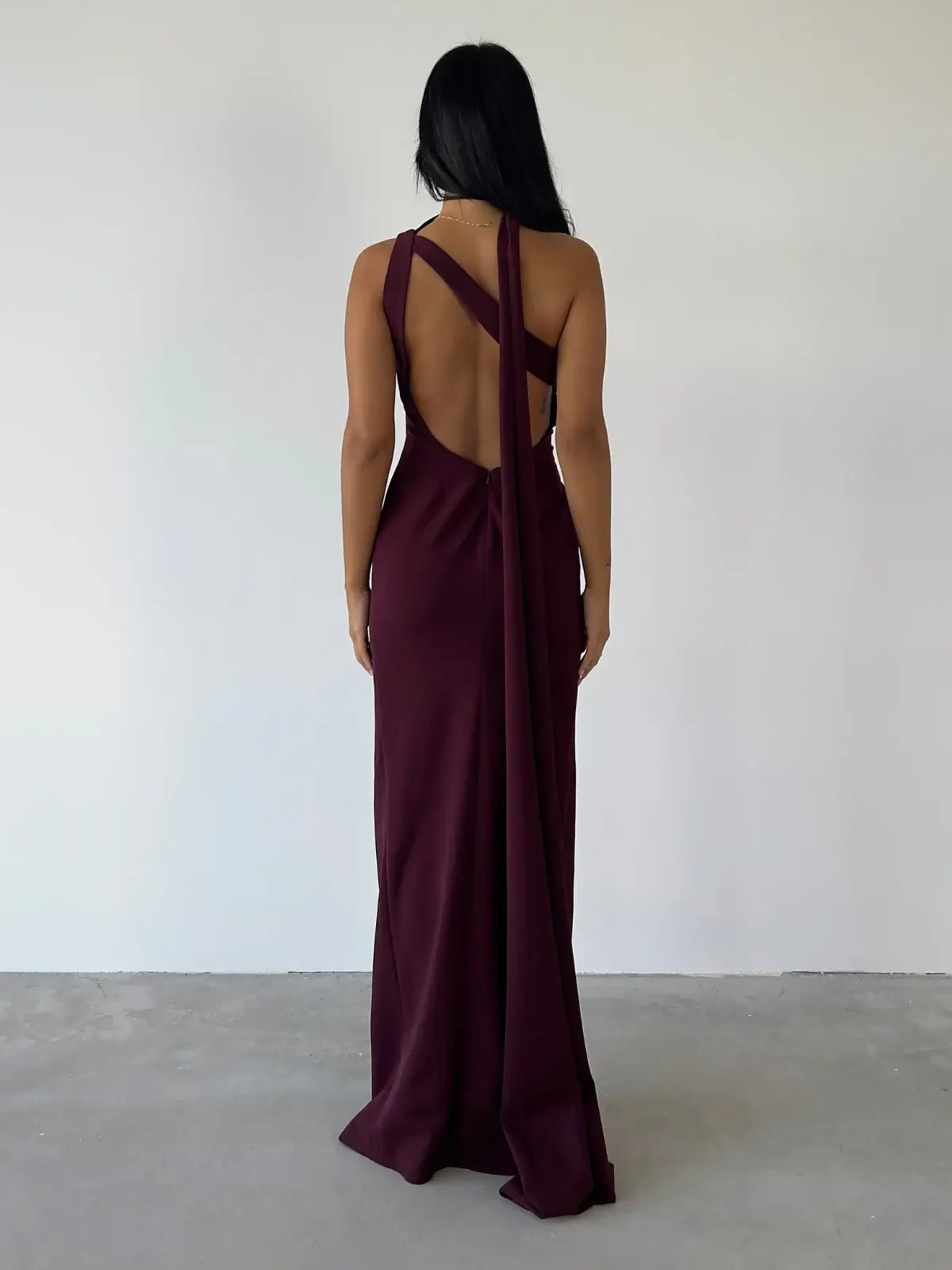 Amina Gown - Plum