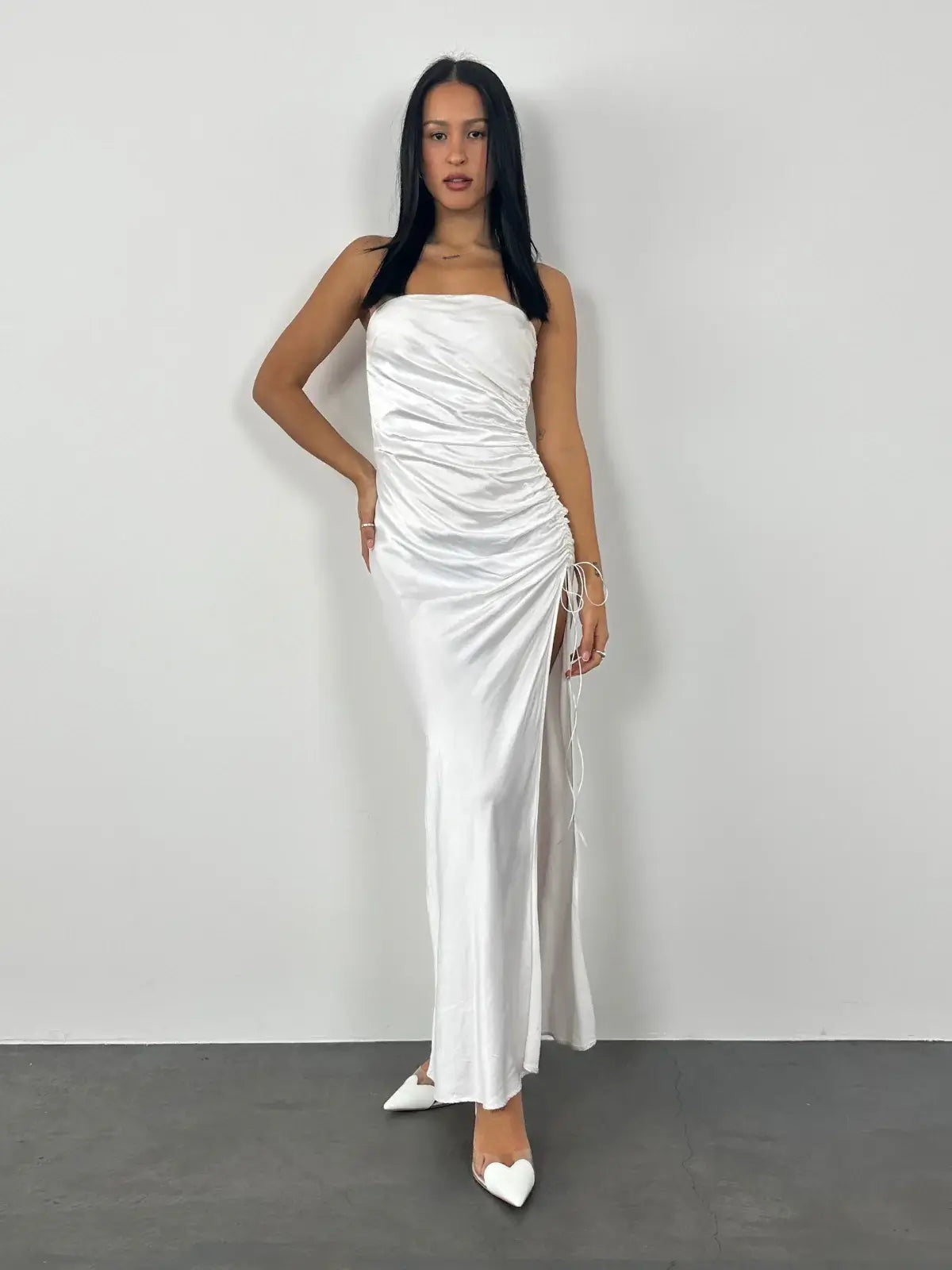 Angelina Dress - White