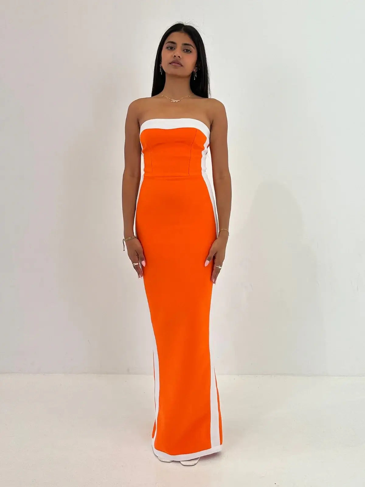 Ashley Dress - Orange