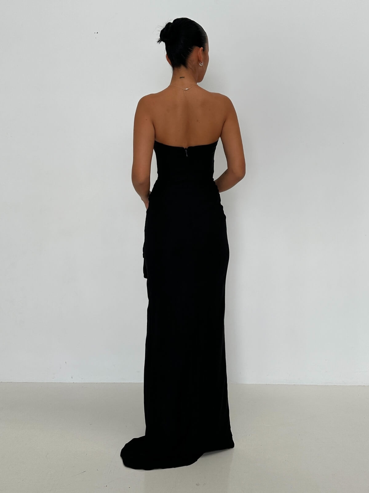 Manning Cartel | Asymmetrical Gown - Black | Loan That Label