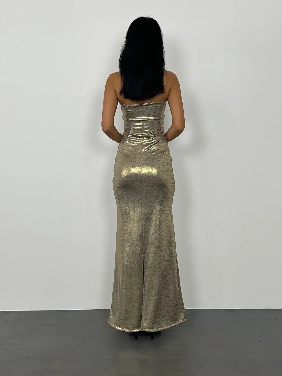 Ava Maxi Dress - Gold