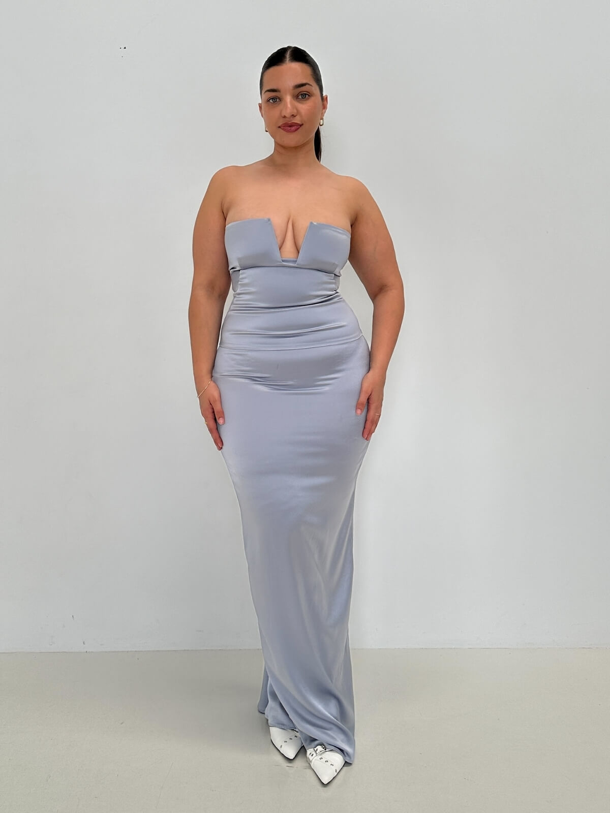 Natalie Rolt | Cherie Gown - Blue | Loan That Label