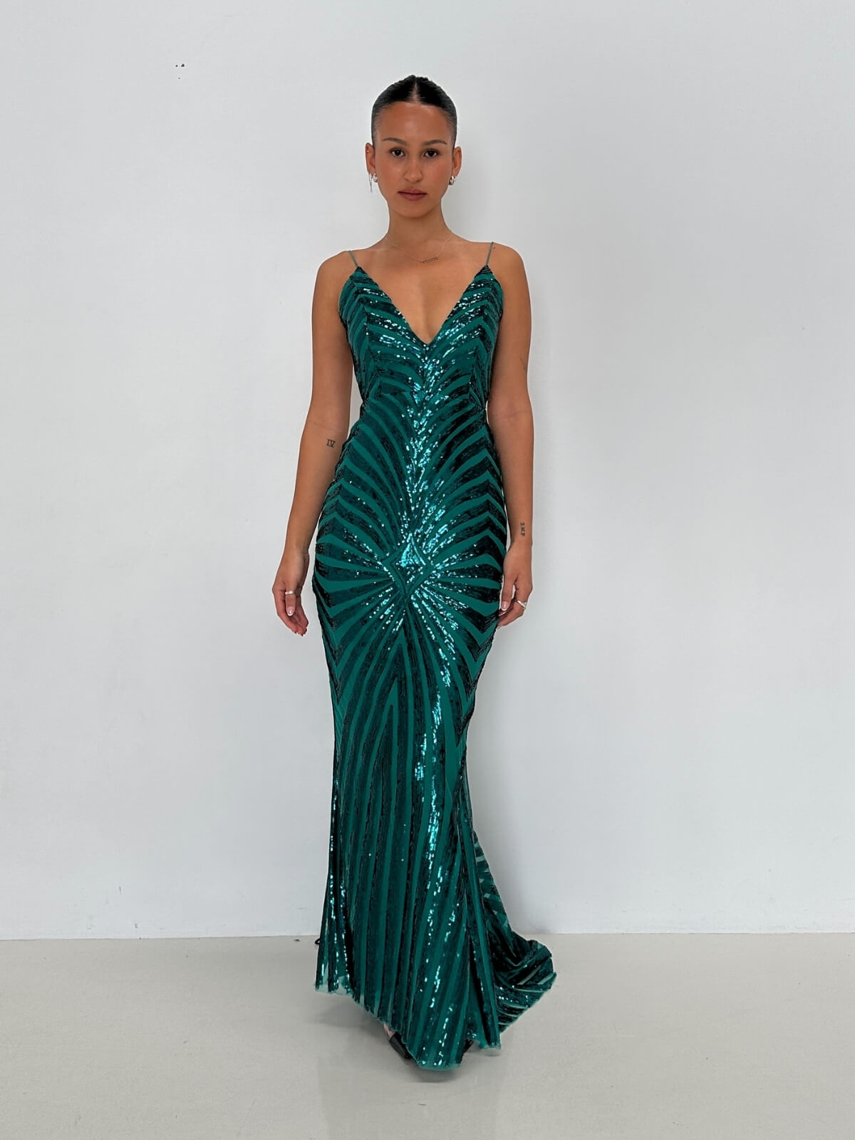 Maelie Gown - Emerald