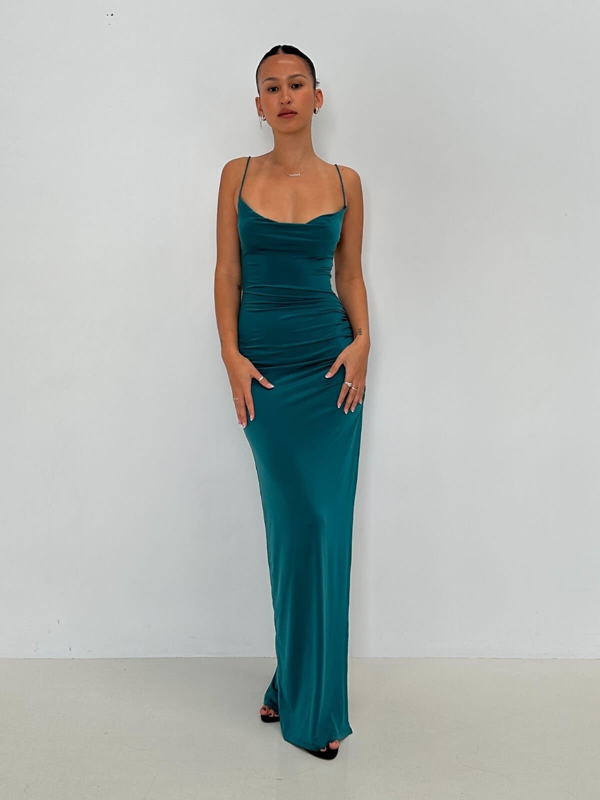 Odessa Gown - Emerald Green