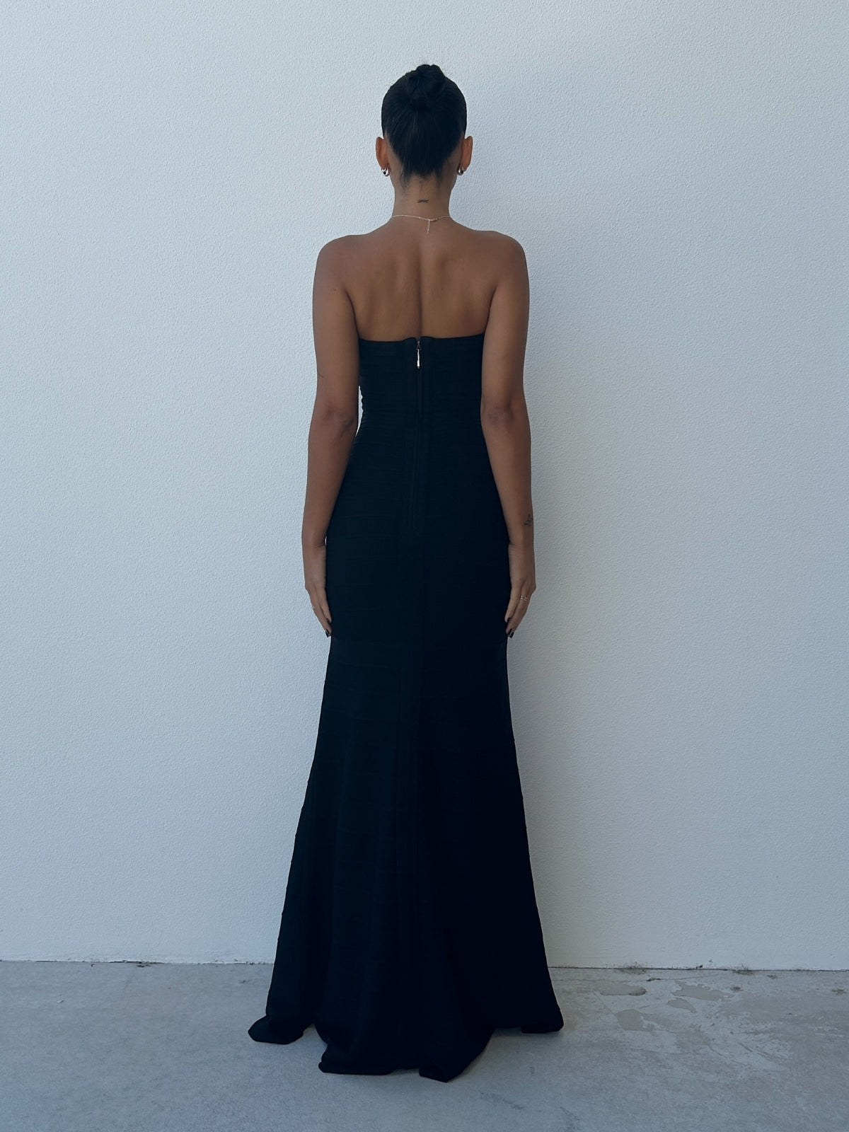 Sara Bandage Gown - Black