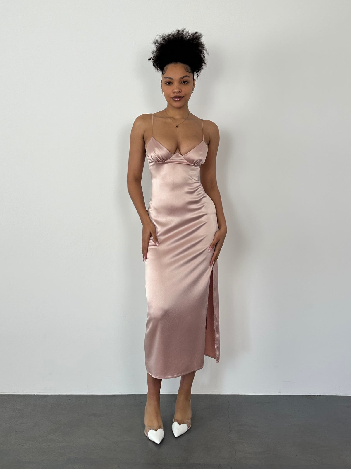 Natalie Rolt | Scarlett Dress - Blush | Loan That Label