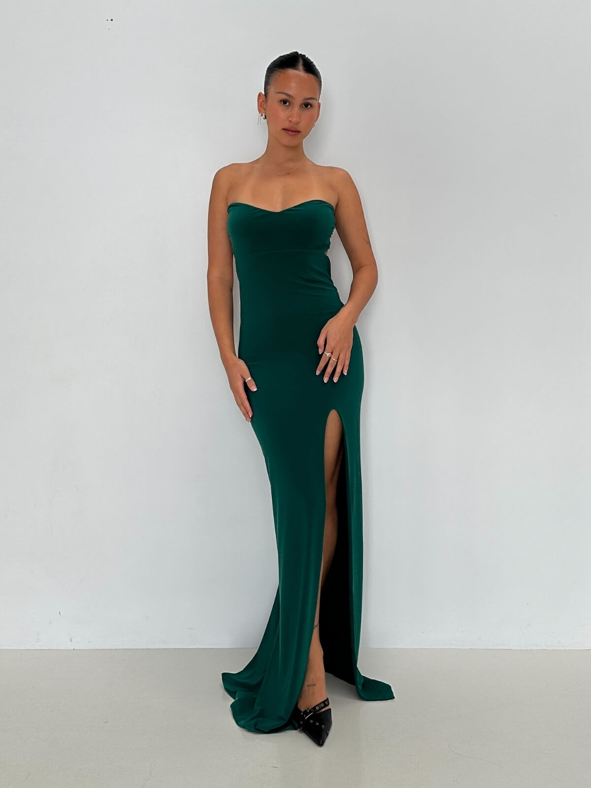 Talieka Gown - Emerald Green