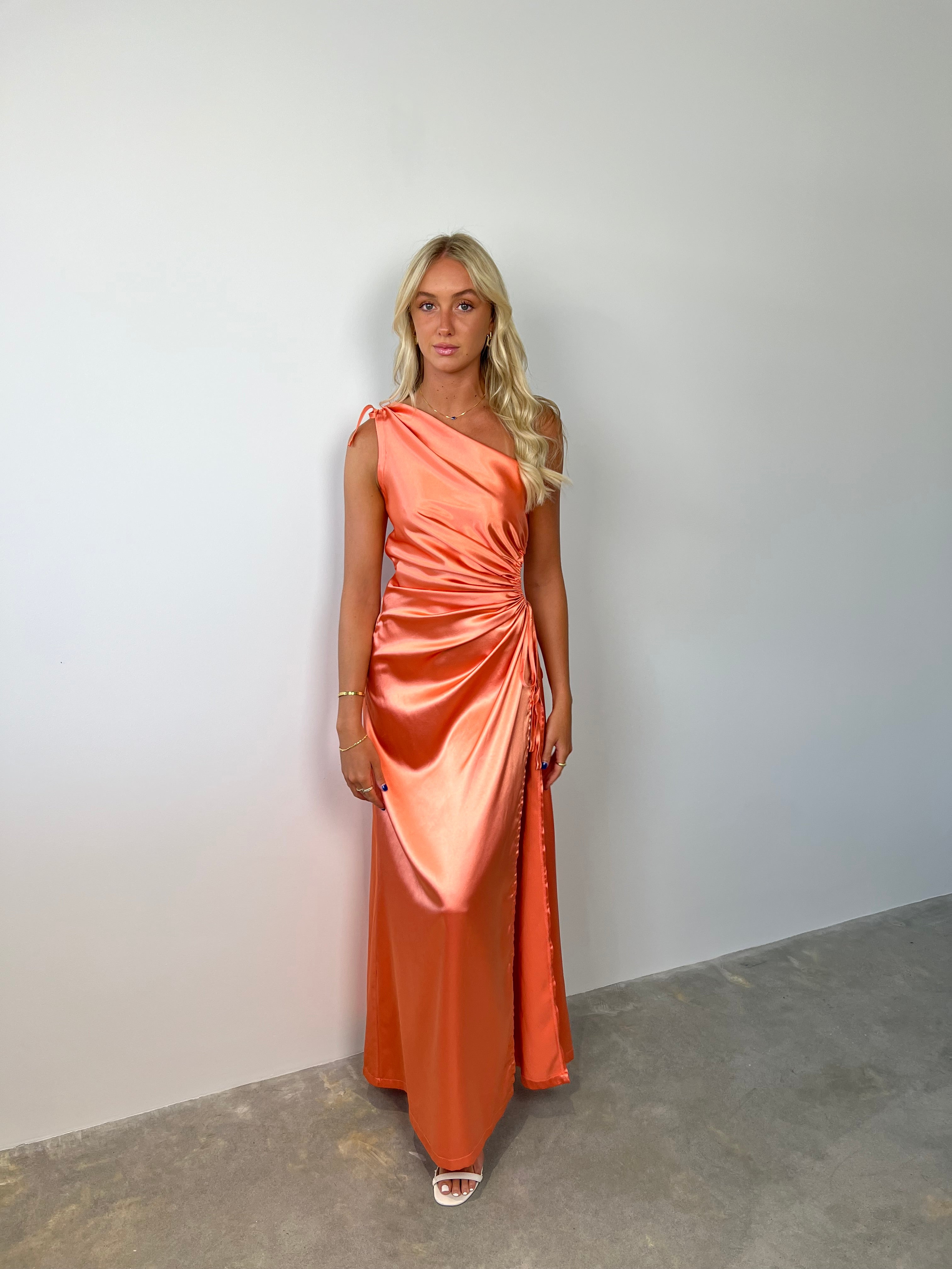 Nour Ocean Dress - Peach